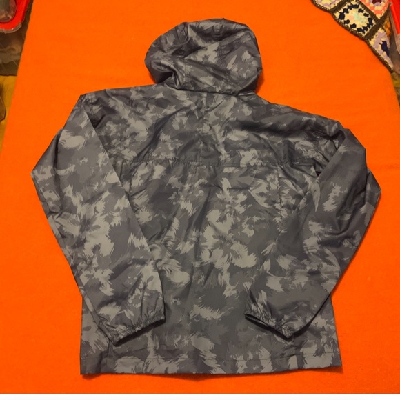 Columbia blue camo long sleeve hooded windbreaker jacket NWT - Picture 7 of 10